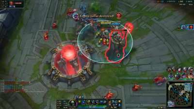 Insane throw and backdoor while playing troll comp