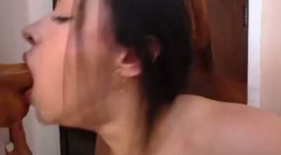 Her tongue going crazy