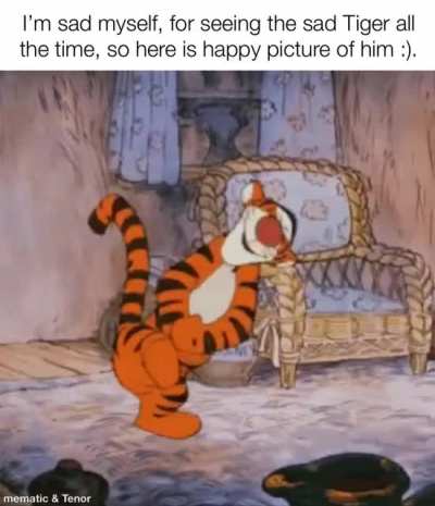 Happy Tiger for a change