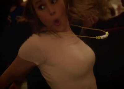 Kristen Bell bouncy