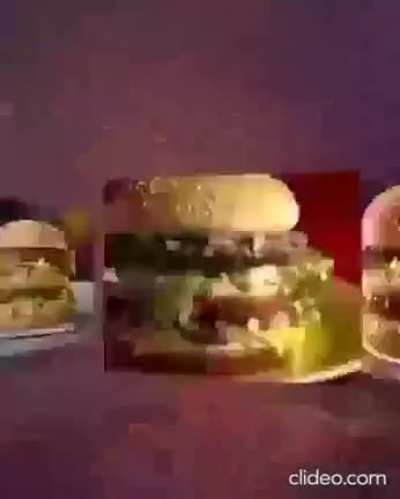 he quite enjoys burgers