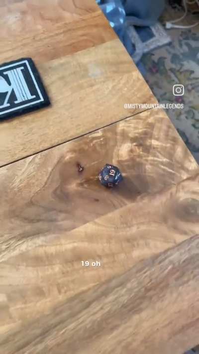Damn near a nat 20.