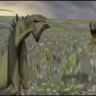 Cara, o supertcholagamers postou isso a 3 meses atr&aacute;s, seria ele um vidente que previu godzilla vs kong ?