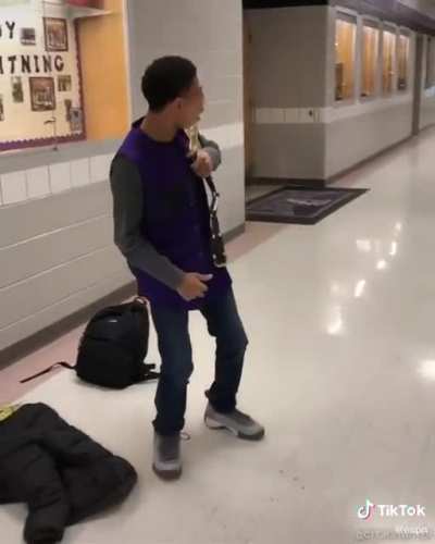Wholesome freakout. He made that kids day