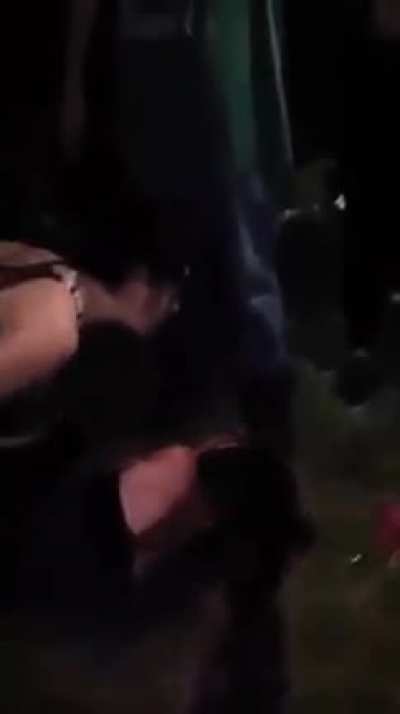 girl is lured to the woods and beaten for messing with and snitching on the aggressor&rsquo;s &lsquo;man&rsquo;