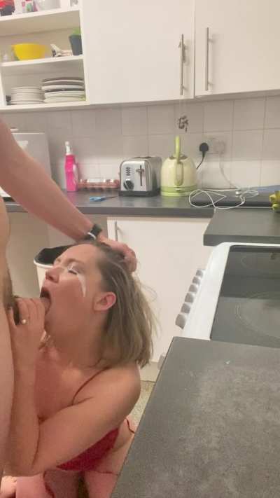 His load was so thick I couldn’t open my eye 👁 💦