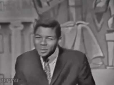 The audiences reaction to Frankie Lymon singing "Little Bitty Pretty One" in 1960 on his first solo tv appearance.