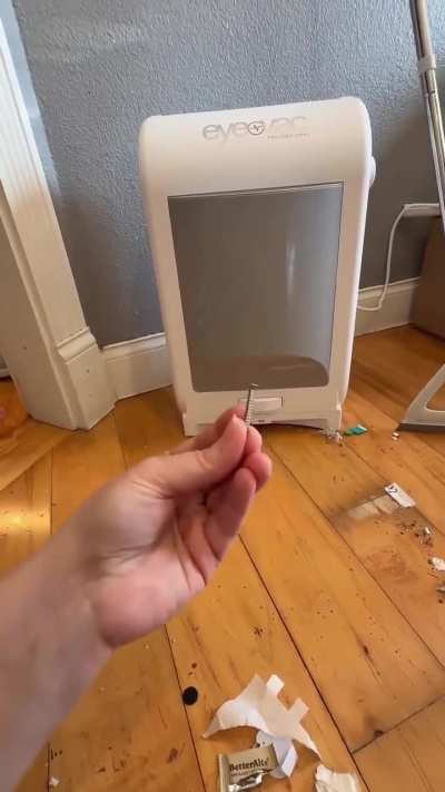 Touchless way to clean floors