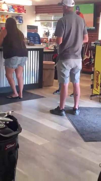 Karen Family freaks out when employee confronts them for driving on the green and being nuisancesat this golf course lol. They got multiple reports from golfers saying that these people were being jackasses and messing around on the golf course.