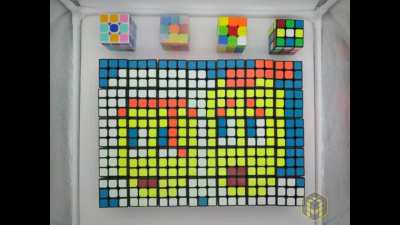 ATLA op sequence animated with Rubik's Cubes [goldacubes on Instagram]