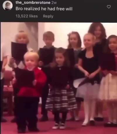 Me suddenly gaining consciousness at the age of 5: