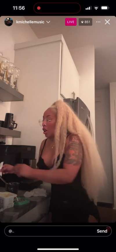 K Michelle right now