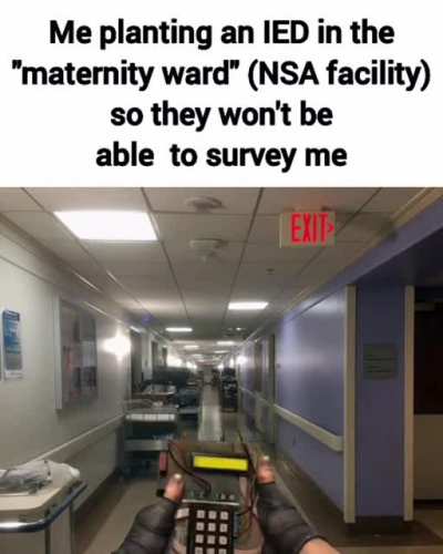 "Sir please put the gun down their are women and young children here"🤓