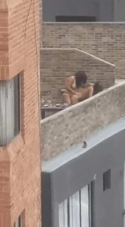 Caugh on a Rooftop