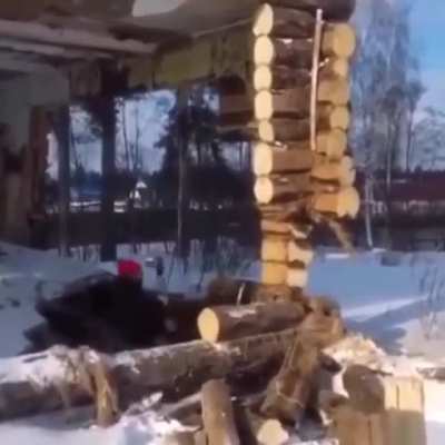 In mother Russia, house destroy you