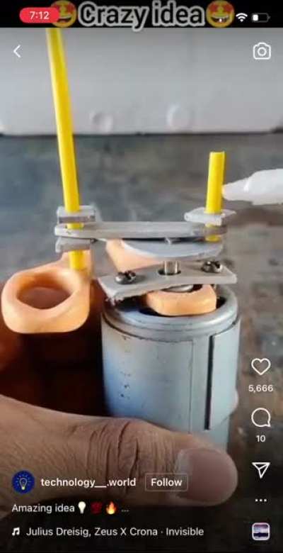 This actually pretty creative. It doesn&rsquo;t seem safe, or practical, or even useful, but it&rsquo;s creative and that&rsquo;s&hellip; something.