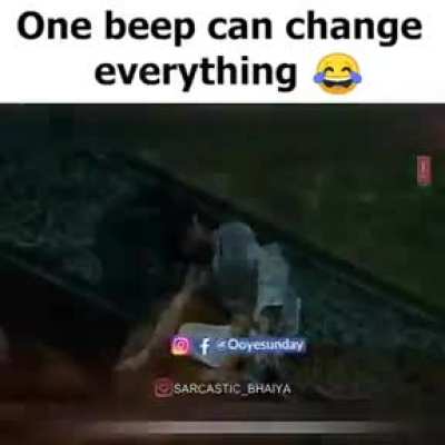 *ONE BEEP*