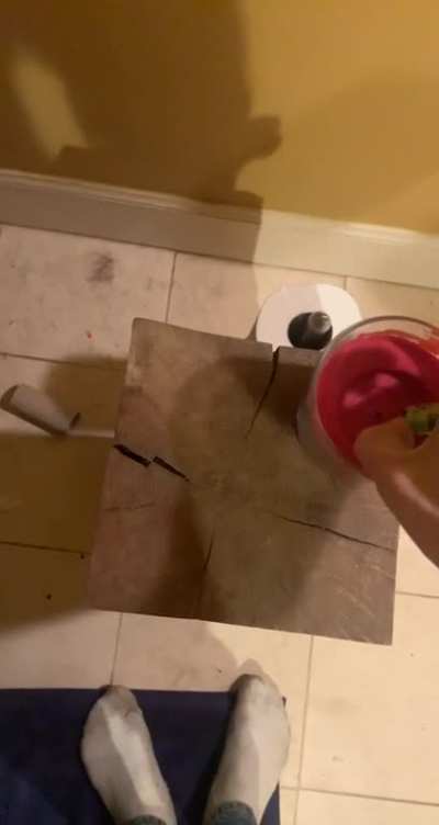 This video of me lighting a candle that popped up on my Snapchat memories today