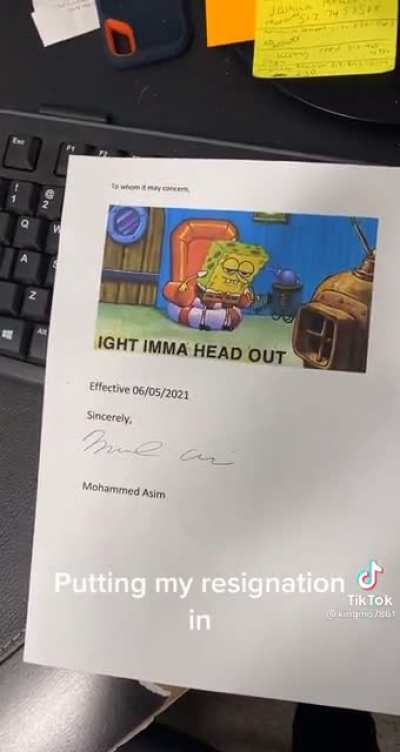 The only acceptable way to quit in 2021