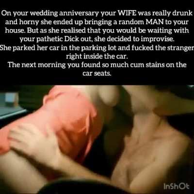 How depraved she must&rsquo;ve been to have sex with a random stranger at the parking lot.