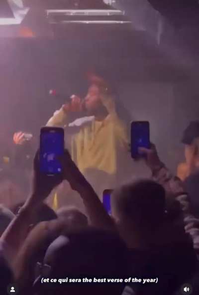 Freddie performed his verse