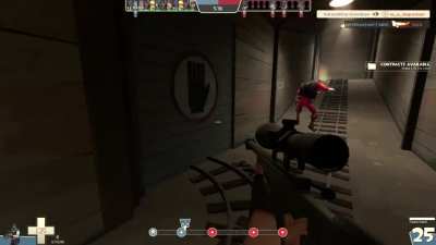 how did he get in there?