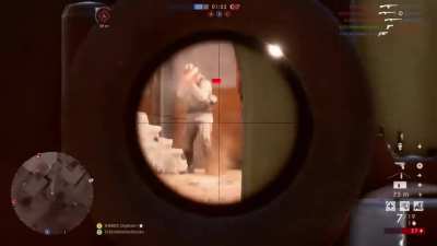 Probably the dumbest sniper kill I&rsquo;ve had.