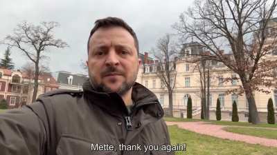 "With Mette, we signed a security agreement between Ukraine and Denmark. (...) We already have agreements with the UK, Germany, and France. Denmark is the first among countries outside the G7, and the agreement is significant." - President Zelenskyy's add