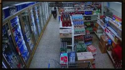Graphic footage of 14-year-old Abel Acosta shooting 4, killing 3, in a convenience store in Garland, TX