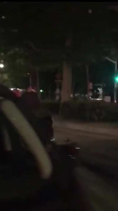 Guy attacks 3 skater kids before eating board (repost) (with audio this time hopefully)