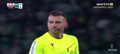 Sporting 0 - Famalic&atilde;o 0 Lance de Pedro Bondo (67)
