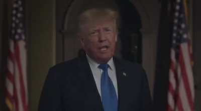 A video message from President Trump: &ldquo;This tragedy should never have taken place...it would not have happened if I was your president.&rdquo;