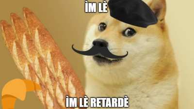 le unironically r&egrave;tard&egrave; has arrived