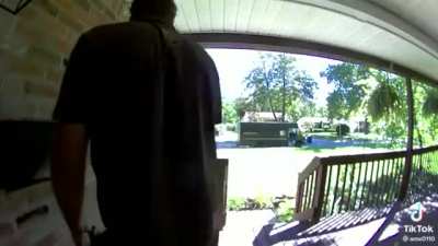 UPS driver spits in customer's mailbox after seeing the pride flag displayed on their home