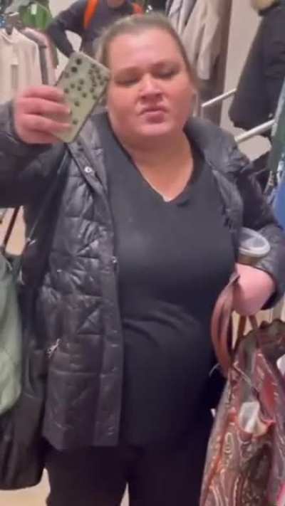 Racist woman is being... Racist!