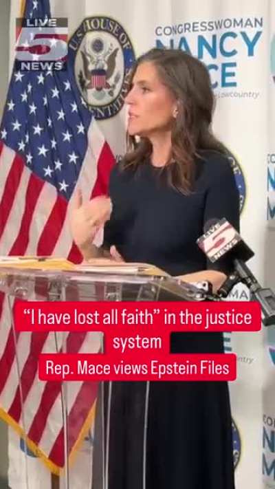 Nancy Mace's warning to the Monsters in the Trumpstein files- they "may lose some of their successes" and feel shame