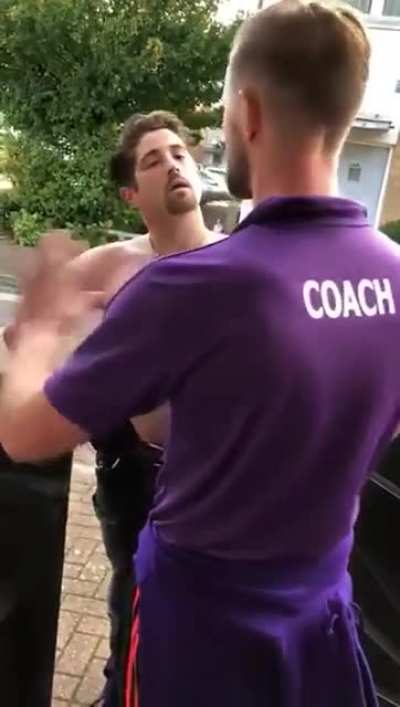 Drunk man messes with a family, gets what he deserves