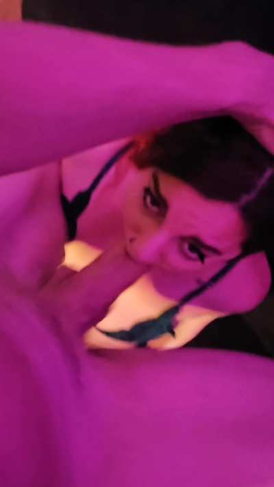 Her nightly throating
