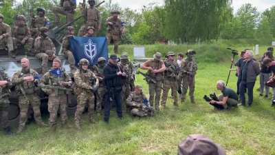 The "Russian Volunteer Corps" and the Legion "Freedom of Russia" gave a final press conference about the results of their raid in the Belgorod region .