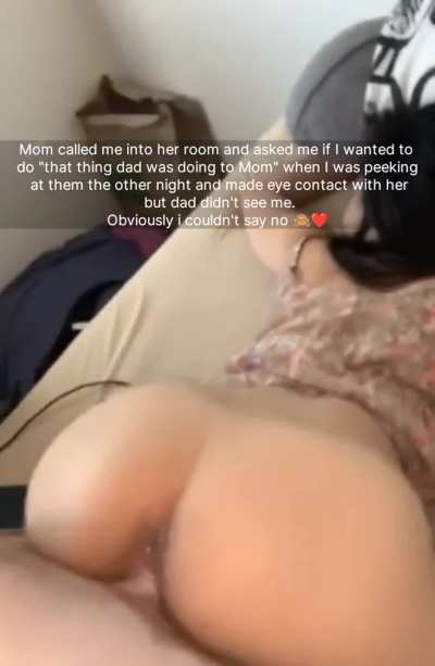 When Mom called me into her room I was worried that she was going to scold me for peeking at her, but...
