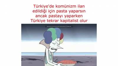 Bana yoldaş deme pis kom&uuml;nist!