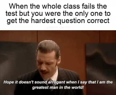 You underestimate my power