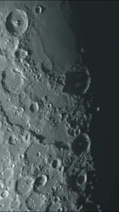Sunset in Fracastorius crater - Timelapse video