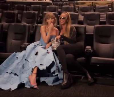 with Beyonc&eacute; at the premiere