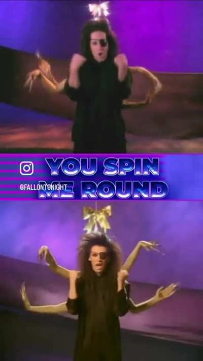 Paul Rudd and Jimmy Fallon re-create the music video for Dead or Alive&rsquo;s You Spin Me Round (Like a Record) (1985)