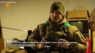 An interview with Magyar/Madyar, the mastermind behind "Magyar's birds". He goes into detail about how his air reconnaissance group operates, and what his specific responsibilities in the unit are. It works like taxi - whoever accepts the enemy destructio