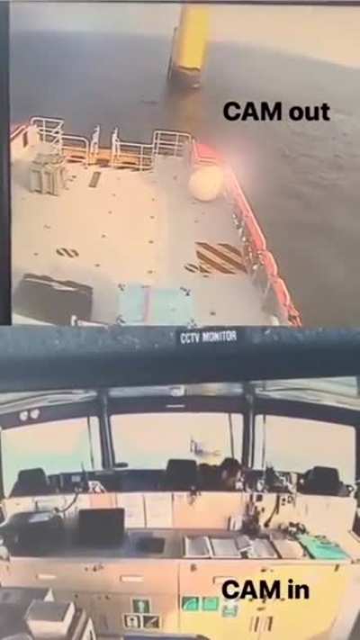 Ship crashes into only wind turbine for miles around somehow