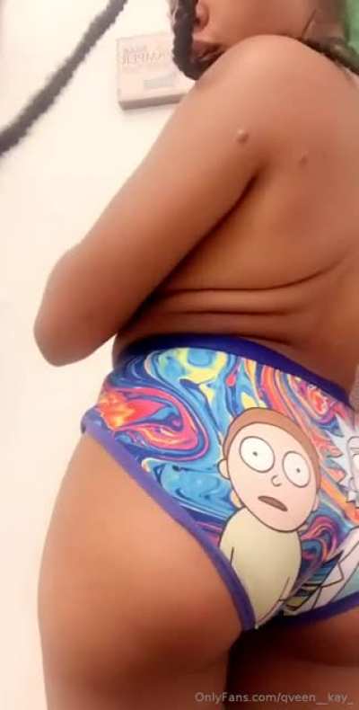 lil slan in rick and morty panties