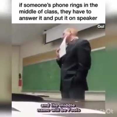Nice rule they&rsquo;ve got...
