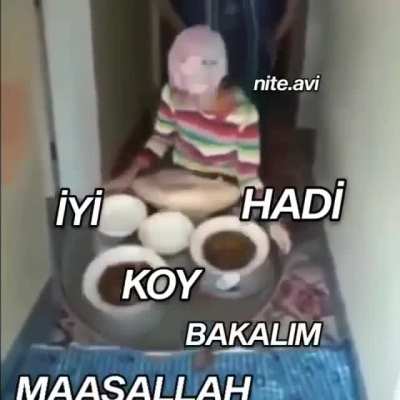 naptın aminakoyim ne yiyecekler simdi